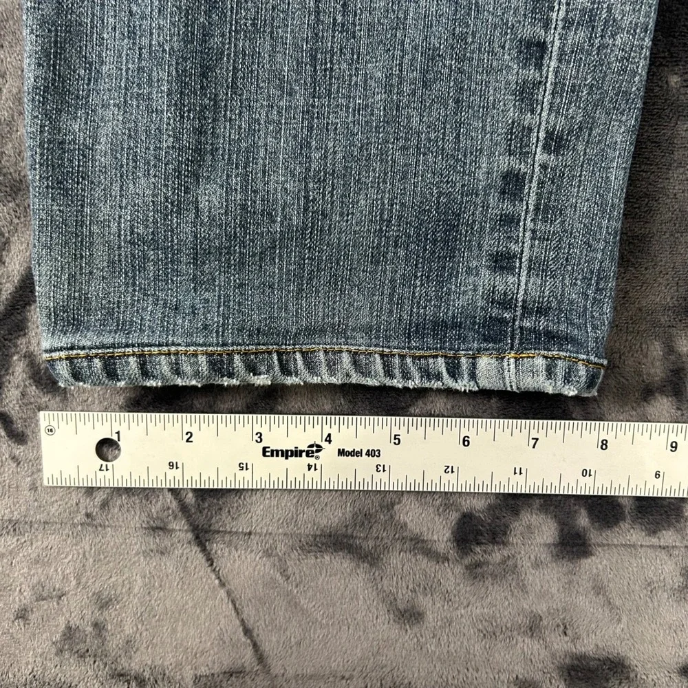 Agave Denim Rocker Jeans Mens 38 Blue Slim Straight Leg Handcrafted California